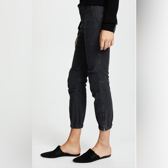 Nili Lotan Women Cotton Twill Cropped Military Pants in a Size 6 - Picture 8 of 11